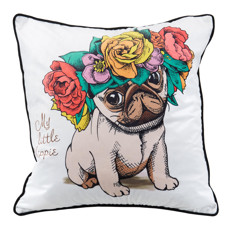 Nicole Miller Little Hippie Metallic Throw Pillow Wayfair