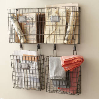 Julianne Wall Organizer With Wall Baskets Reviews Birch Lane