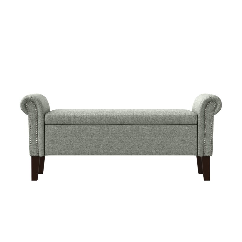 Darby Home Co Hilma Rolled Arm Upholstered Storage Bench & Reviews ...