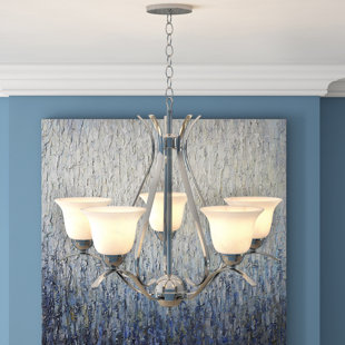 Go to store & view more images Newent 5-Light Shaded Chandelier by Charlton Home