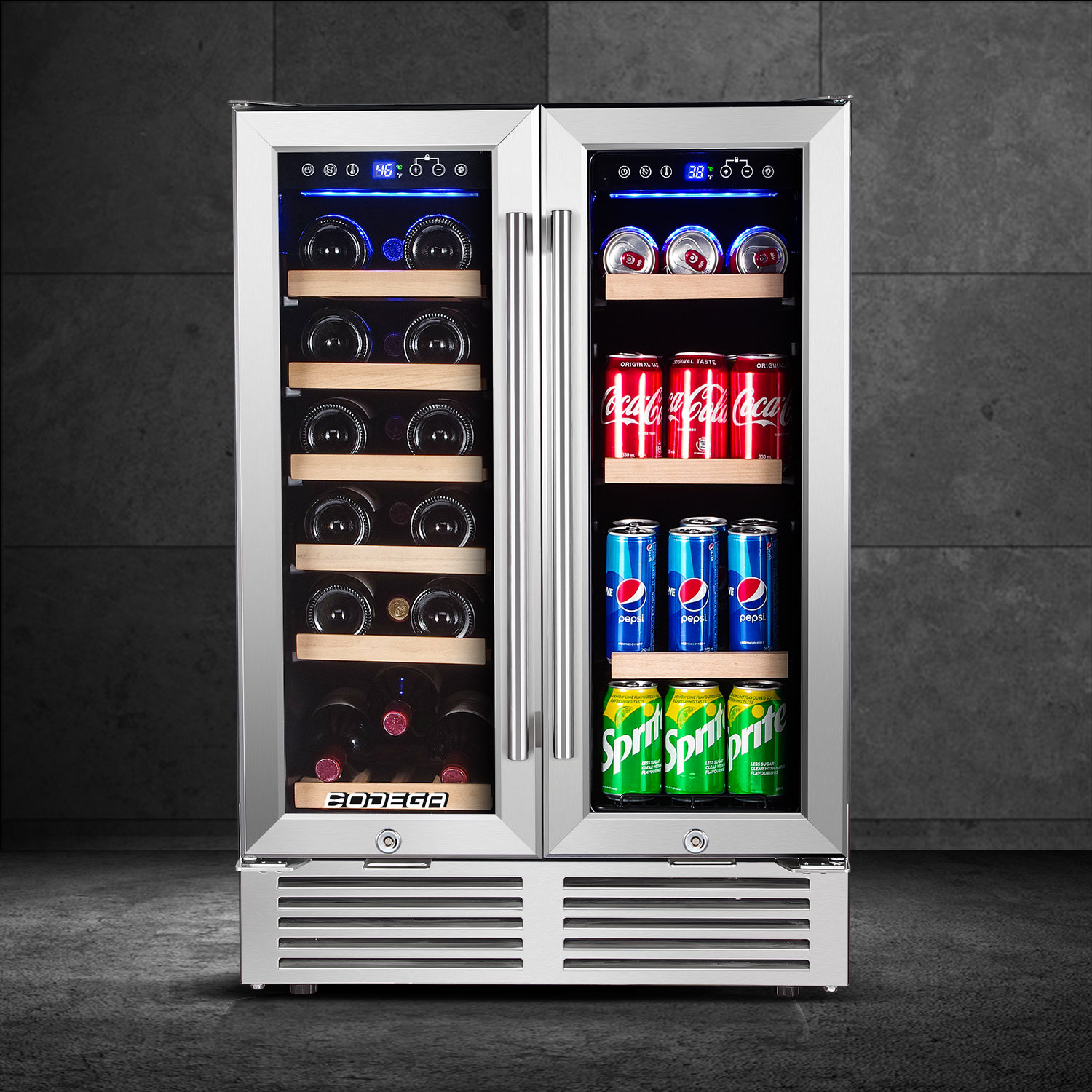 stand alone beverage cooler