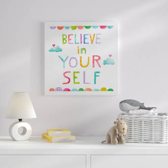 Casafinearts Juvenile Rolled Rainbow Unicorn Paper Print Wayfair