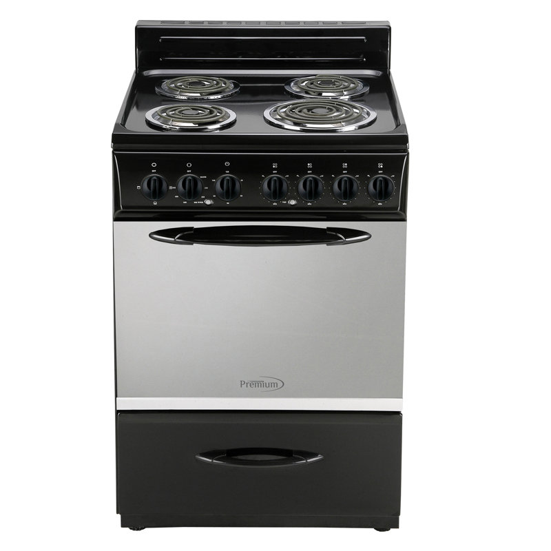 Premium 24 2 9 Cu Ft Freestanding Electric Range Wayfair 2 9 Cu Ft Freestanding Electric Range