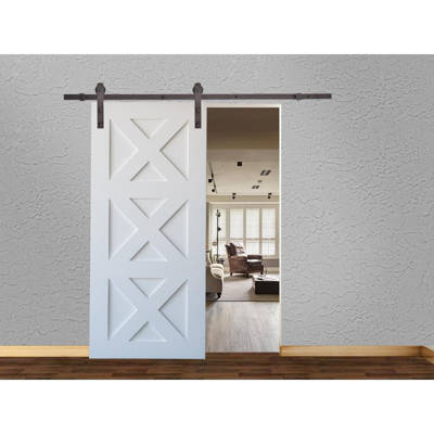 Quiet Glide Wedge Miniature Rolling Standard Single Track Barn Door Hardware Kit Wayfair