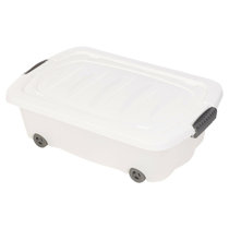 rolling plastic storage bins