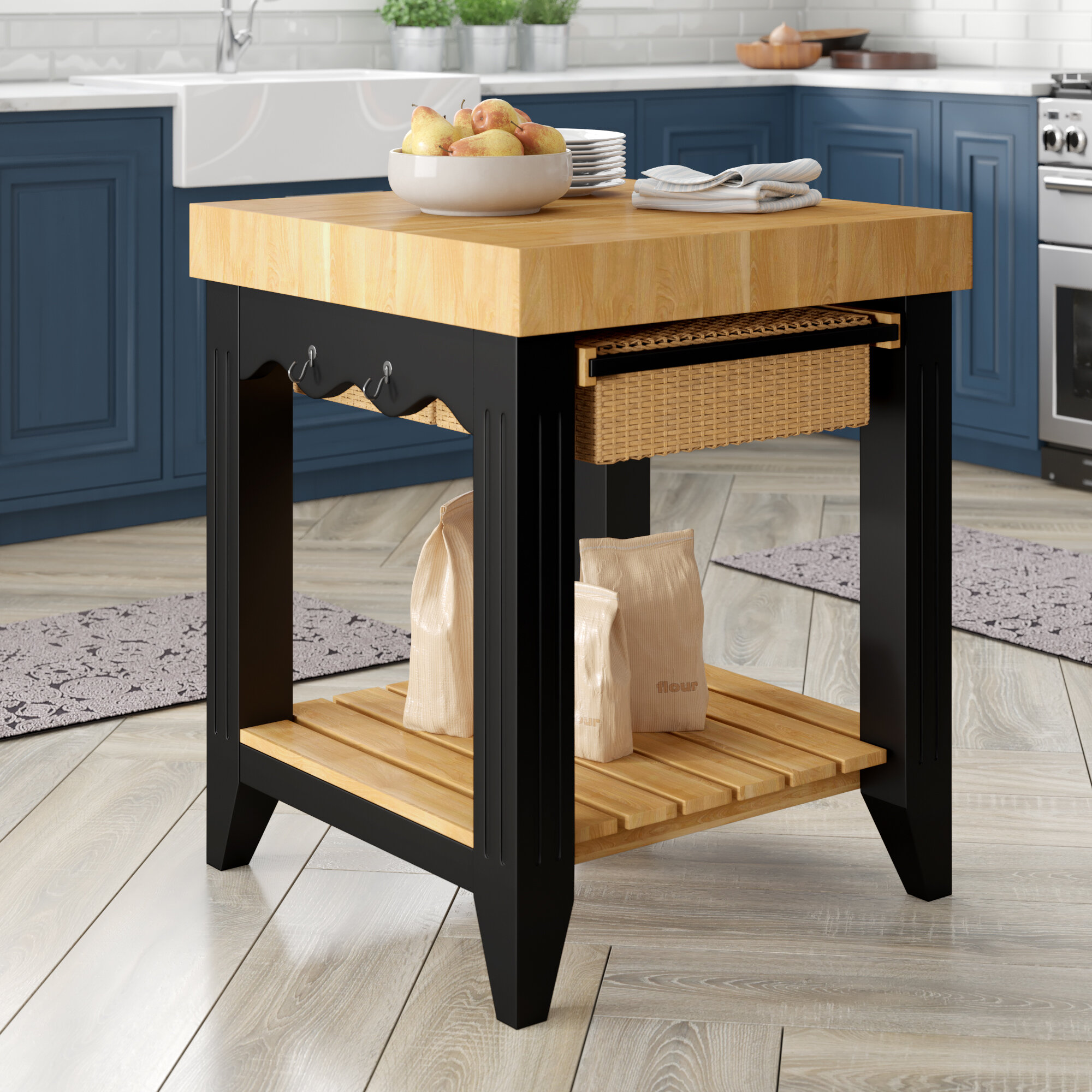 Butcher Block Kitchen Islands Carts Free Shipping Over 35 Wayfair