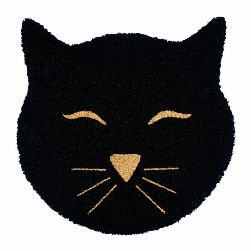 Winston Porter Cyril Machine Tufted Cat Head Coir 20 In X 20 In