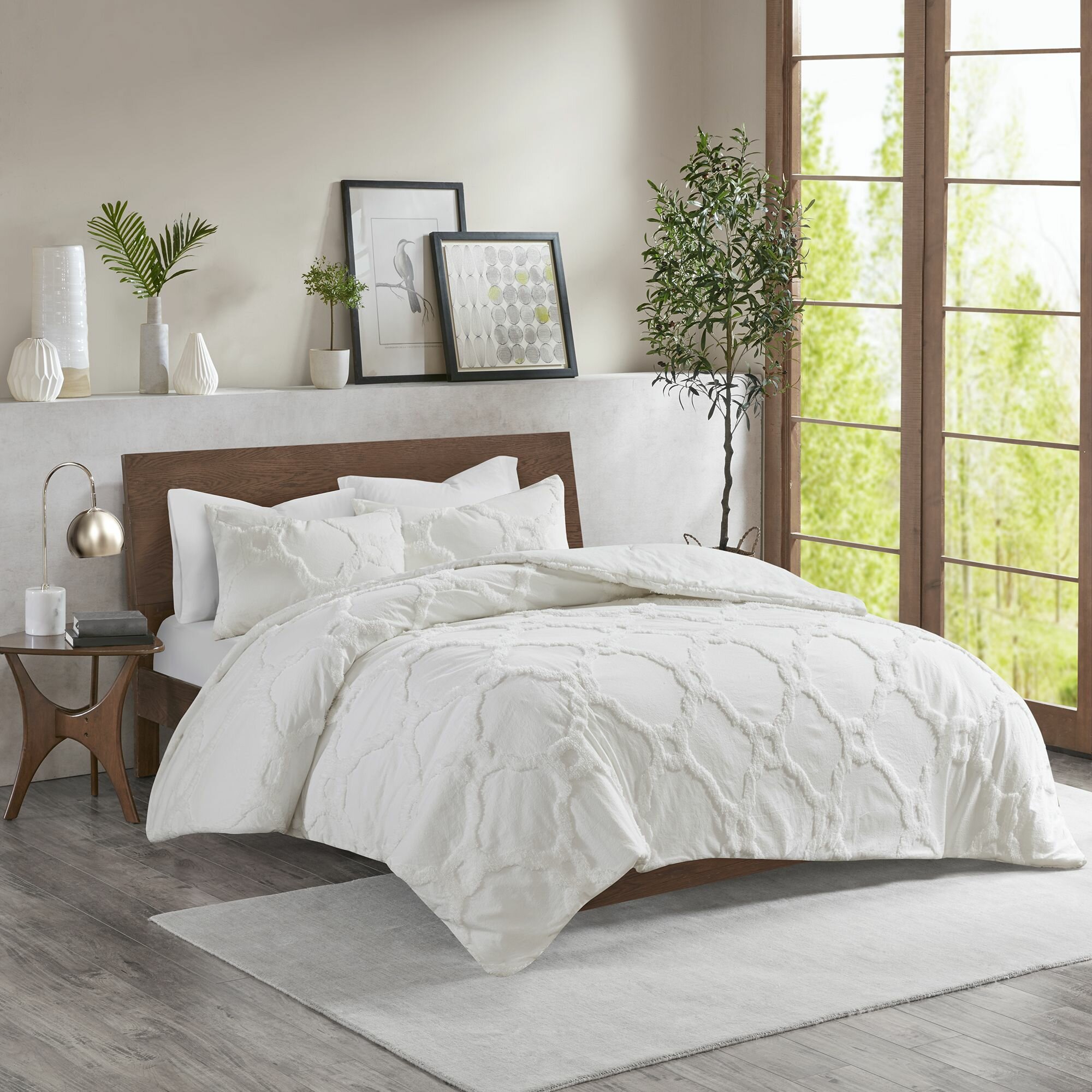 Mize Cotton Chenille Duvet Cover Set Reviews Joss Main