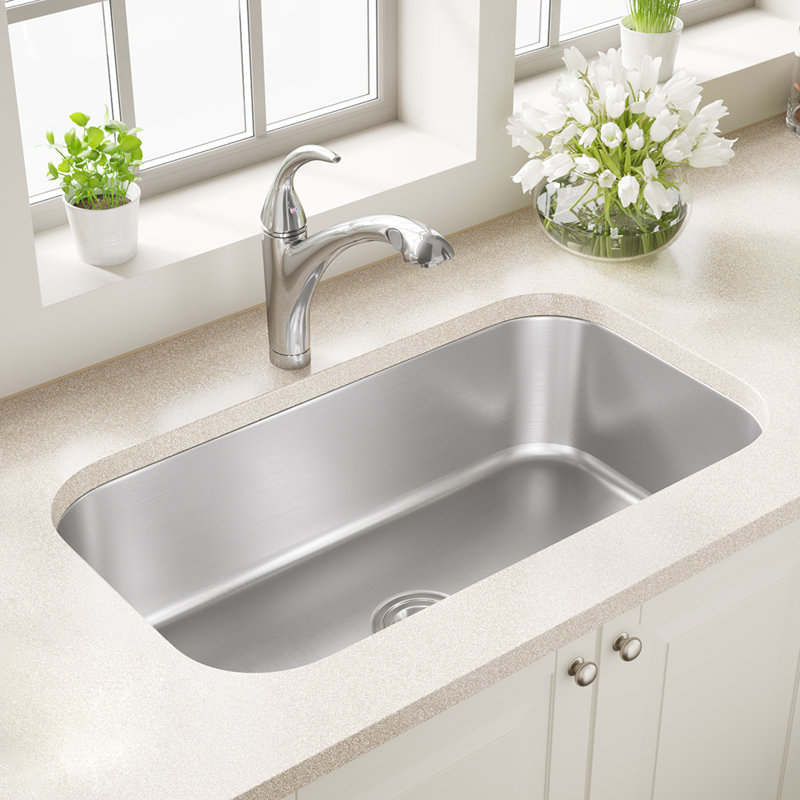 Mrdirect Stainless Steel 32 L X 18 W Undermount Kitchen Sink Reviews Wayfair