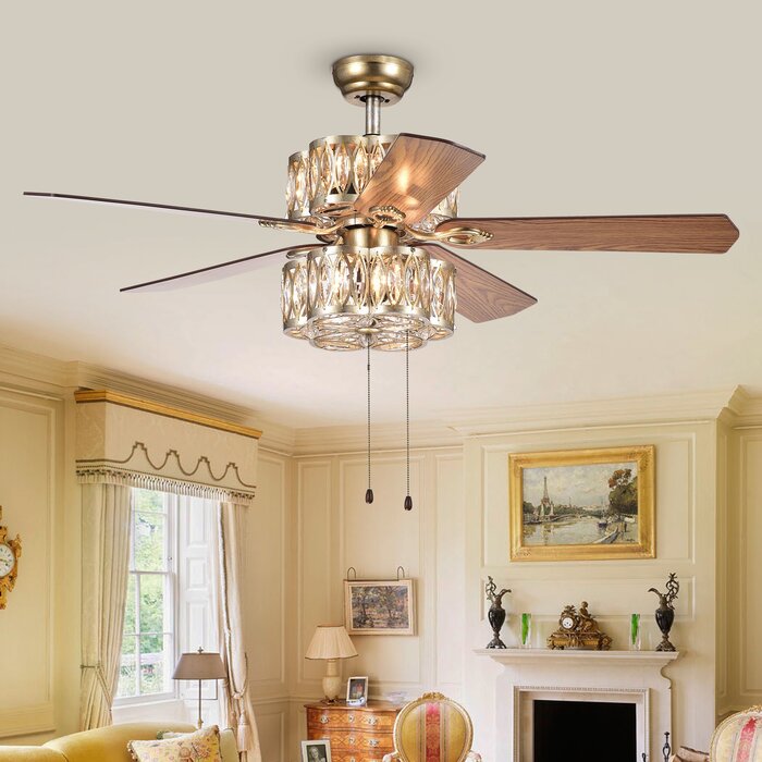 Mcgarvey Gaspar 3 Light Ceiling Fan