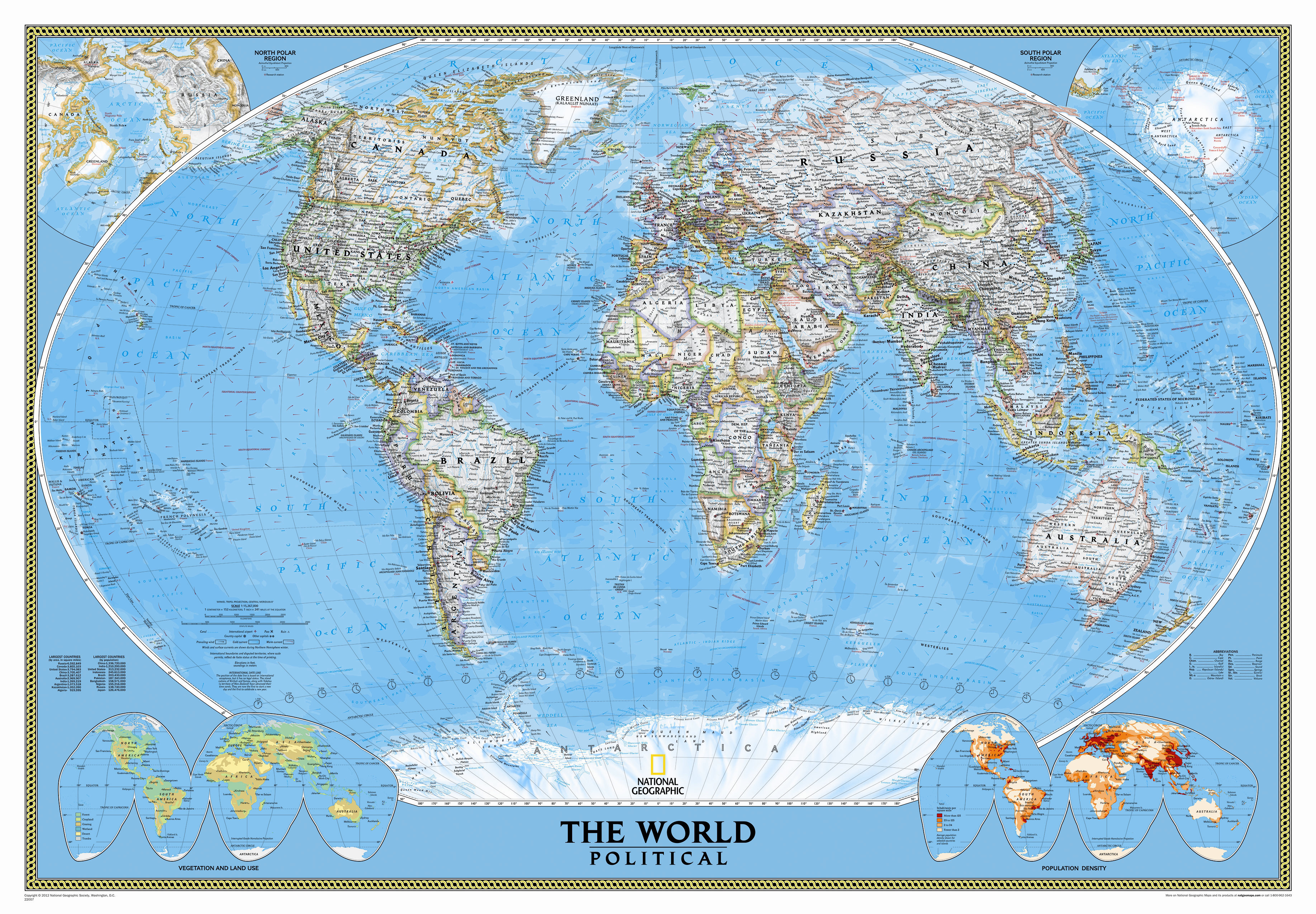 National Geographic Maps Mural World Map And Reviews Wayfair 