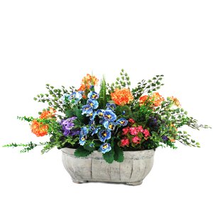 Mixed Centerpiece in Planter