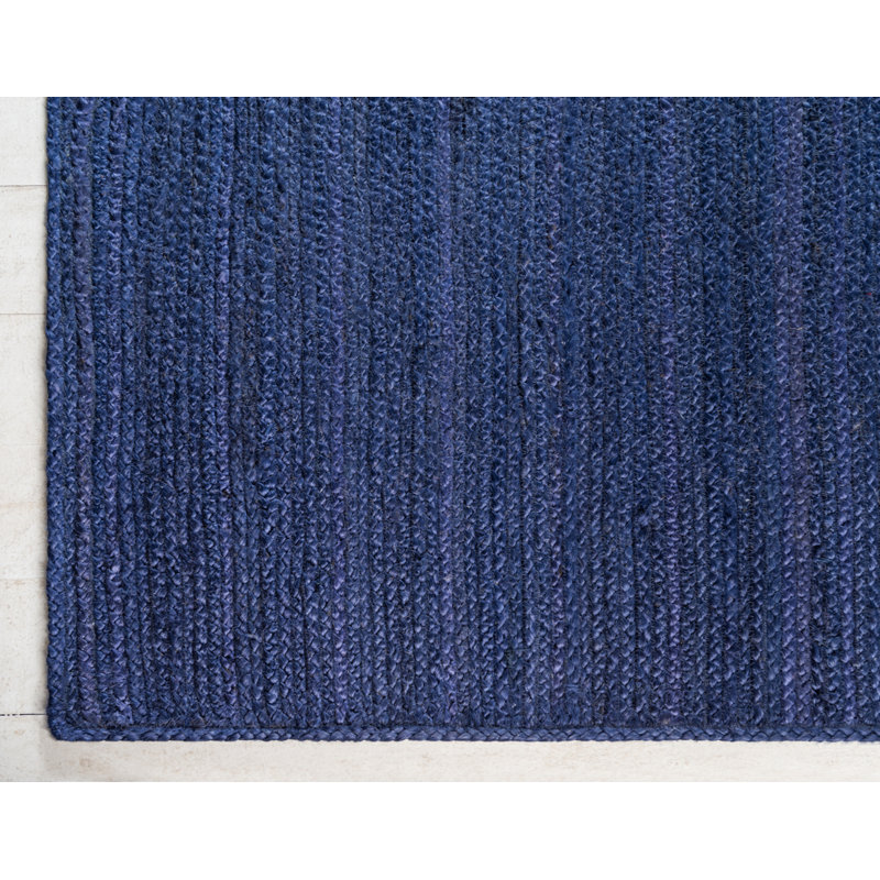 Odense Hand Braided Navy Blue Area Rug Reviews Joss Main Odense Hand Braided Navy Blue Area Rug