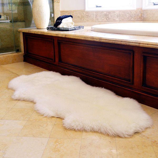 100% Made in USA 37 x 25 Inches for Bed Pad Washable Shorn Wool Pure Merino Rug Toddler Underlay Real Sheepskin Care Rug for Baby Large Nursery Silky Soft Lambskin Adult 