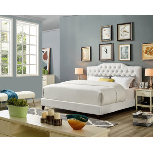 Go to store & view more images Lawrenceville Faux Leather Upholstered Platform Bed by Everly Quinn