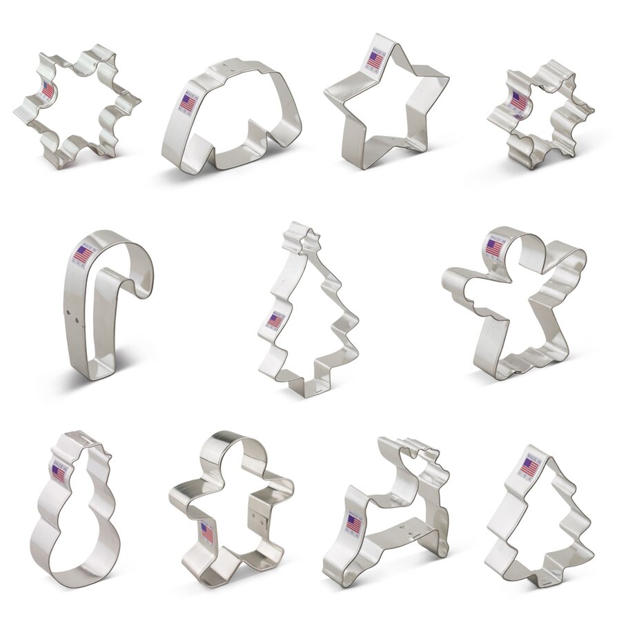 Christmas 11 Piece Cookie Cutter Set