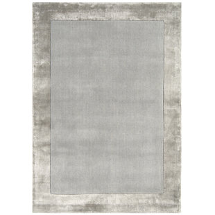 Grey Silver Rugs Wayfair Co Uk Ascot Silver Area Rug