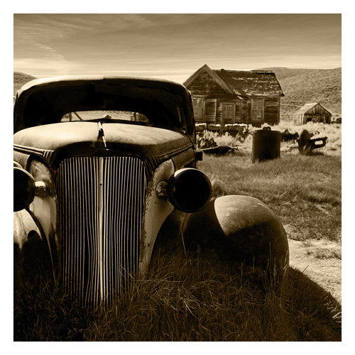 Ghost Town 1.92m x 1.92m Textured Matte Peel & Stick Wall Mural East Urban Home