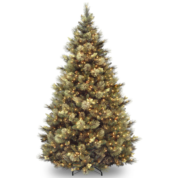 Isenhour Green Artificial Christmas Tree with Clear/White Lights