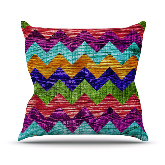 Kess Inhouse Natural Flow By Beth Engel Chevron Throw Pillow Wayfair