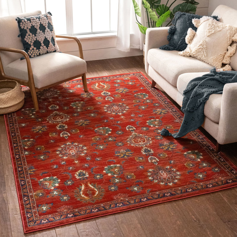 Well Woven Tulsa Arya Vintage Oriental Red Area Rug Reviews