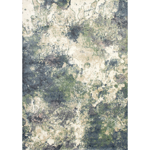 Novelle Home Dais Abstract Blue Green Beige Area Rug Reviews Wayfair