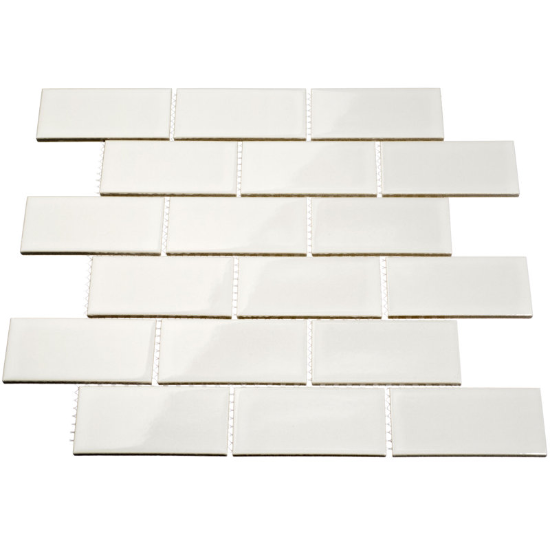 Giorbello 2 X 4 Porcelain Subway Tile In White Reviews Wayfair 2 X 4 Porcelain Subway Tile In White