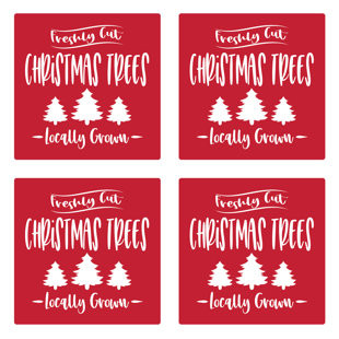 Christmas Drink Coasters Wayfair