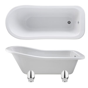 Old London 150 cm x 73 cm Standard-Badewanne Bro..