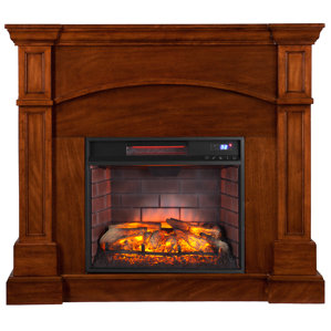 Murphy Corner Electric Fireplace by Alcott Hill