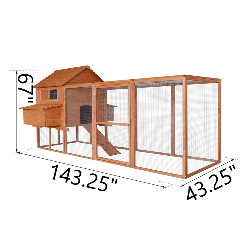 Large Backyard Chicken House With Chicken Run