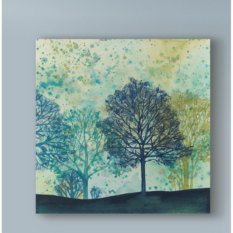 Winston Porter Speckled Forest Ii Acrylic Painting Print On
