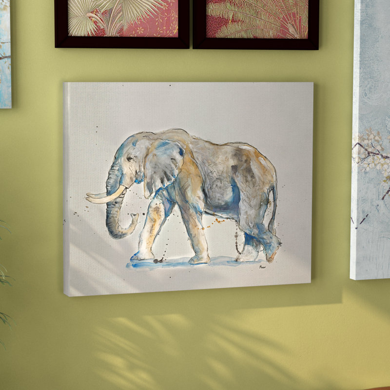 World Menagerie Elephant Watercolor Painting Print Reviews