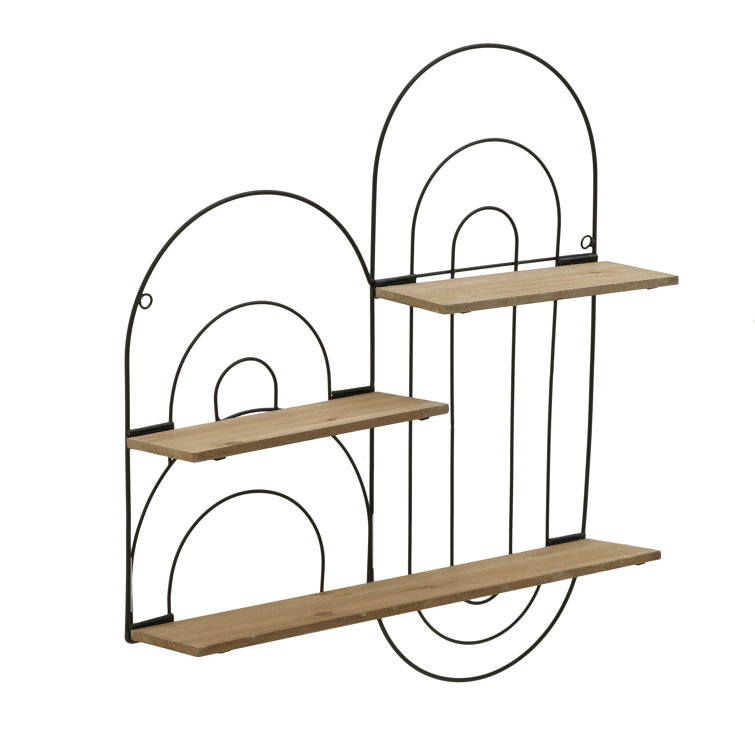 Borough Wharf Justinich 3 Piece Metal Accent Shelf | Wayfair.co.uk