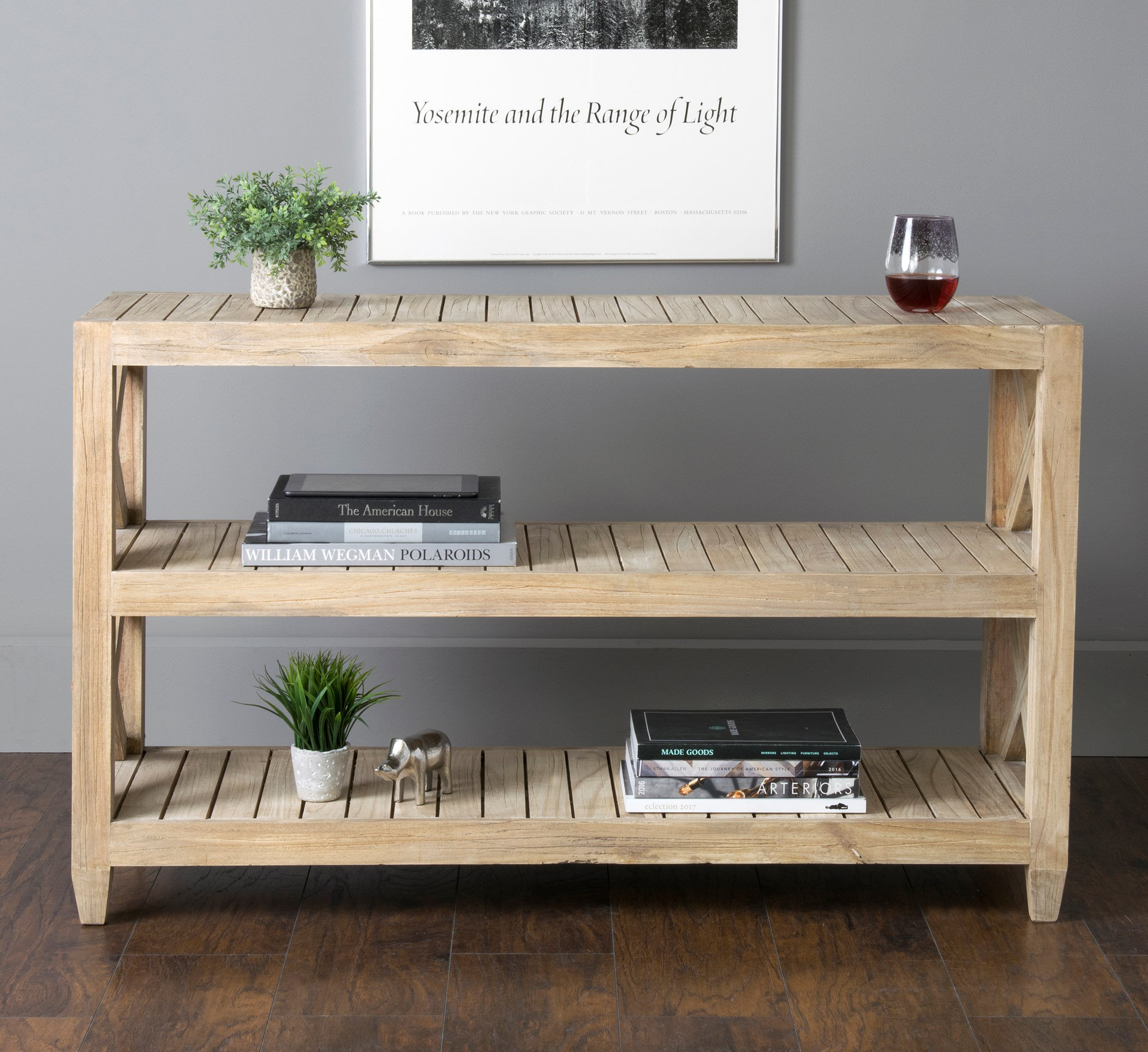 Highland Dunes Haralson Rustic Console Table Reviews Wayfair Haralson Rustic Console Table