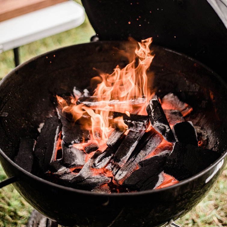 smoking with lump charcoal