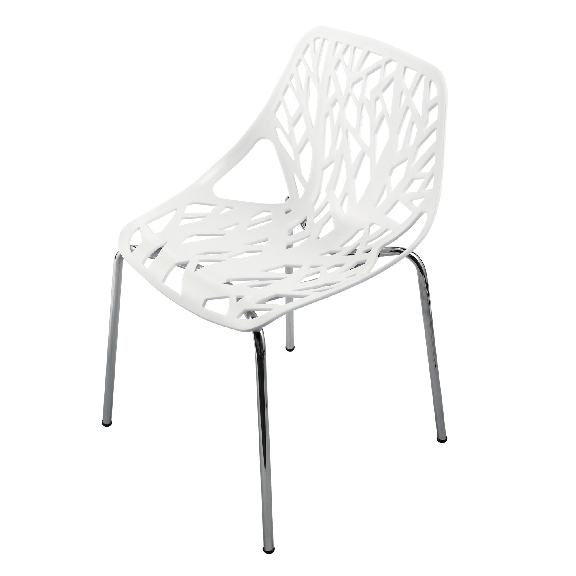 wayfair white plastic chairs