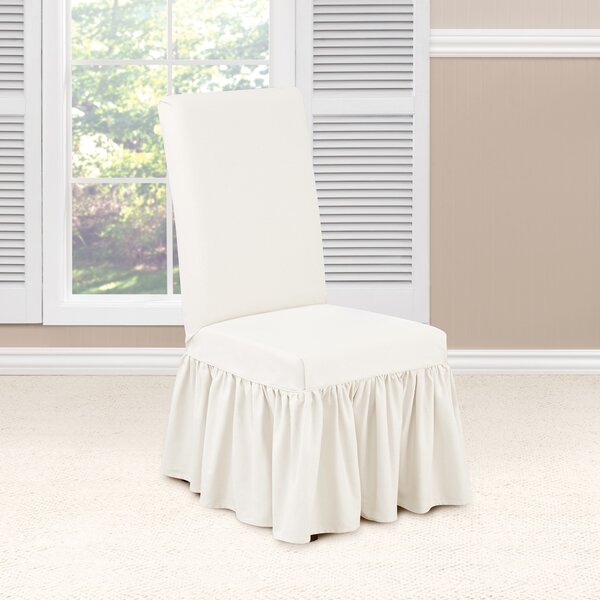 Designer Twill White Details about   Sure Fit Chair Cover 