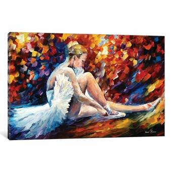 Red Barrel Studio Young Ballerina Wall Art On Wrapped Canvas