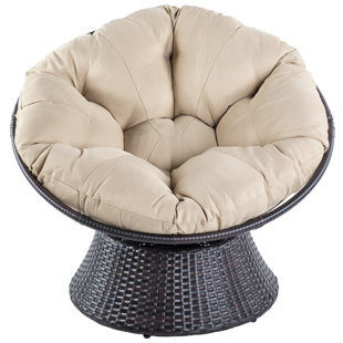 Baddeley Swivel Papasan Chair by Orren Ellis Comparison
