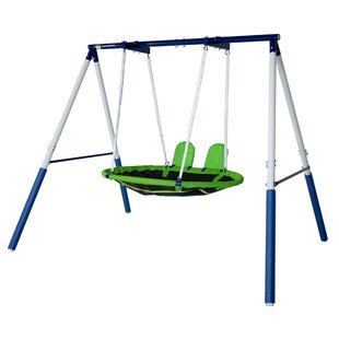 sportspower big ridge metal swing set