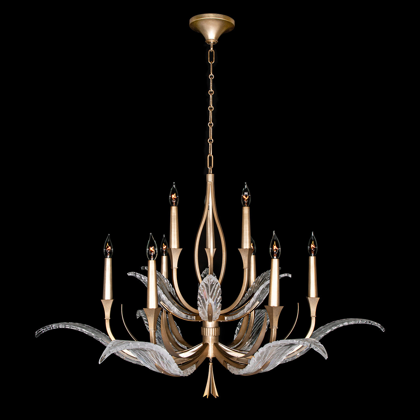 Fine Art Lamps Plume 9 Light Candle Style Classic Chandelier With Rope Accents Wayfair