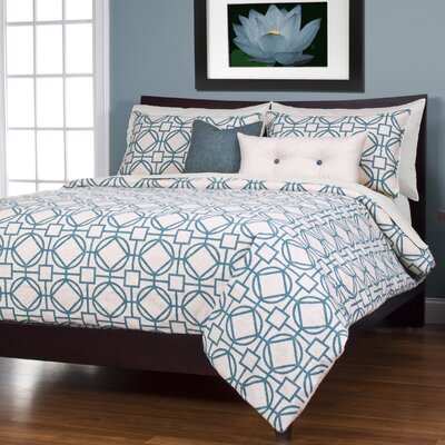 Mcnab Duvet Cover Set Alcott Hill Size Twin Color Turquoise