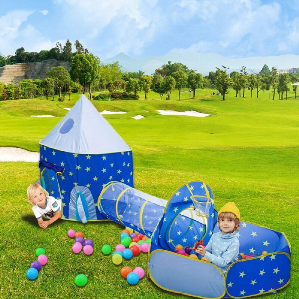 kids rocket ship tent
