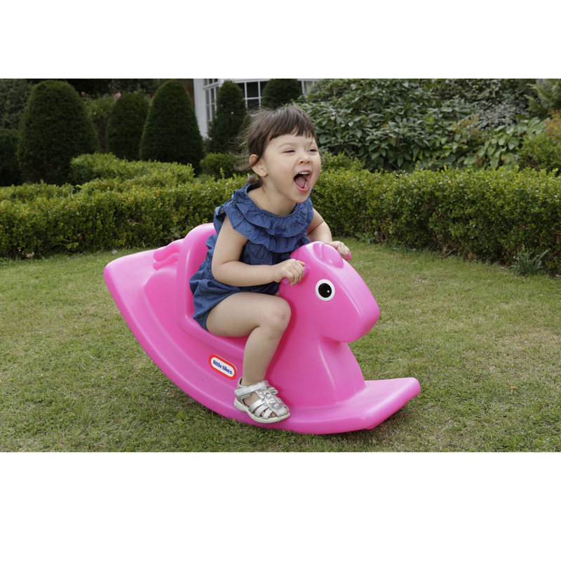 magenta rocking horse