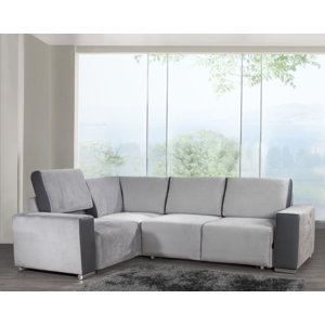 Ecksofa Clara mit Bettfunktion von Home & Haus