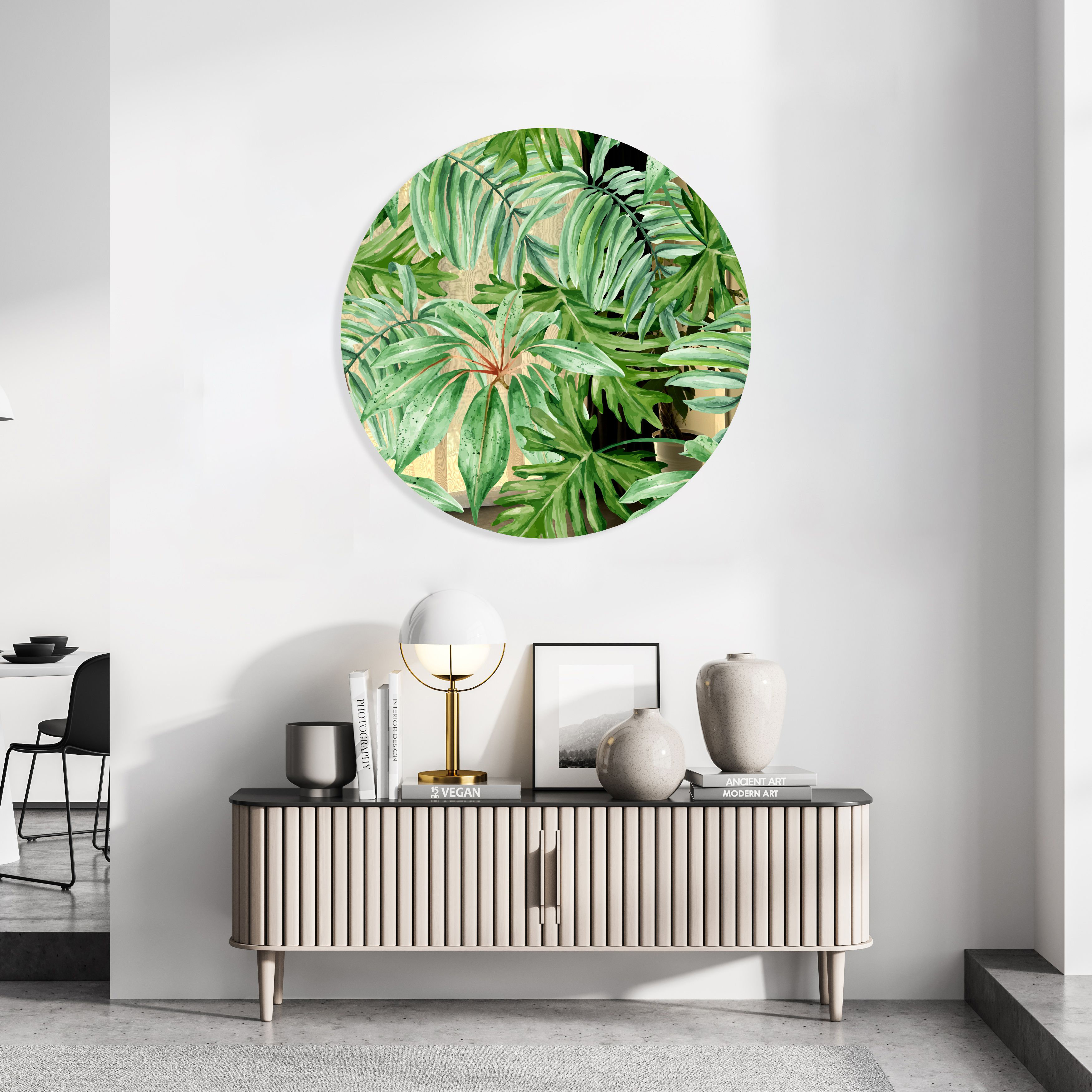 UniQstiQ Jungle Green Leaves Wall Décor Wayfair