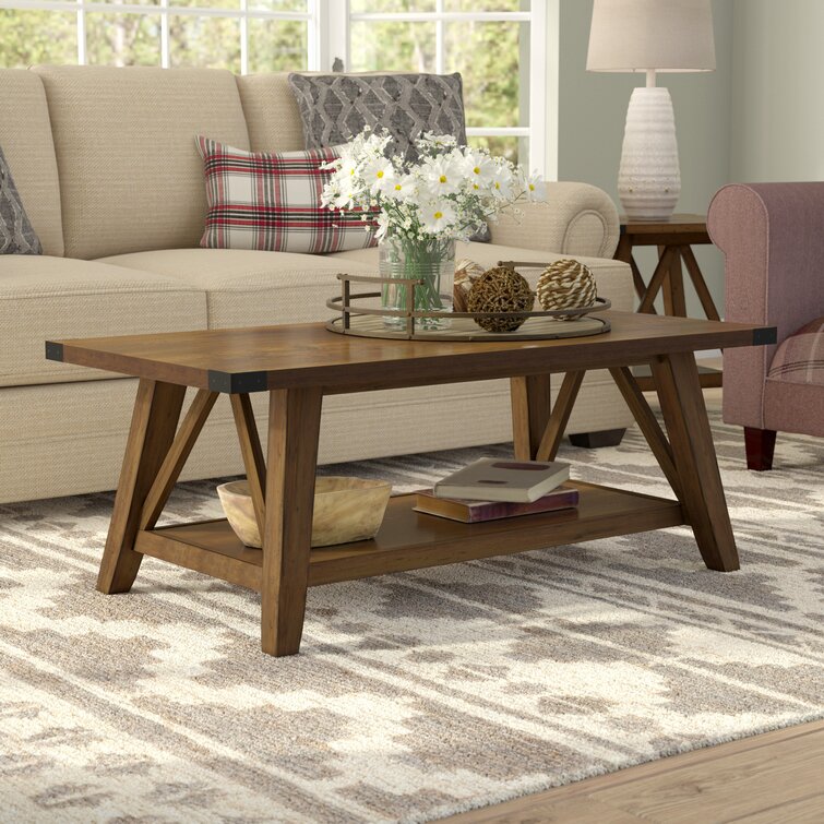 Loon Peak® David Rectangular Coffee Table by Simmons Casegoods | Wayfair