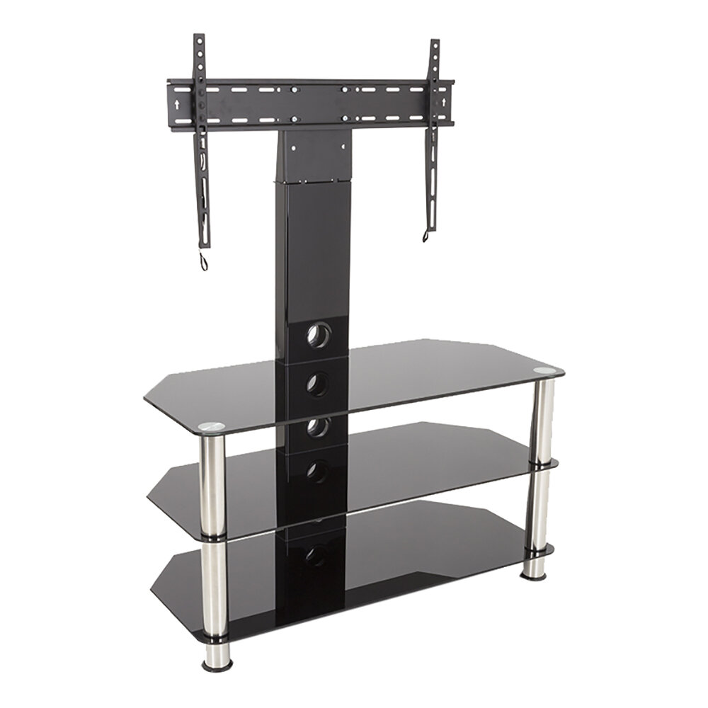 Symple Stuff Cantilever Glass Tv Stand For Tvs Up To 60 Wayfair Co Uk