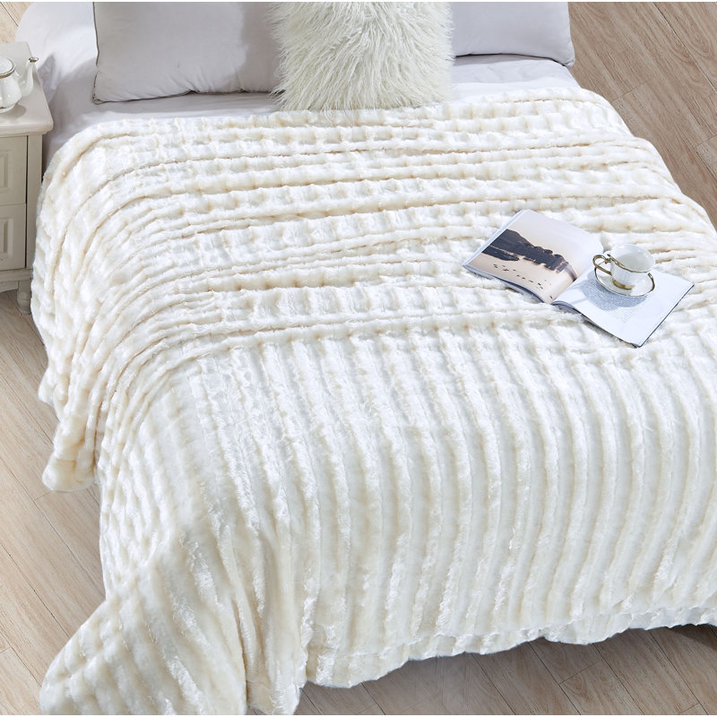 faux fur soft blanket